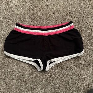 Arizona Pink Black Athletic Shorts